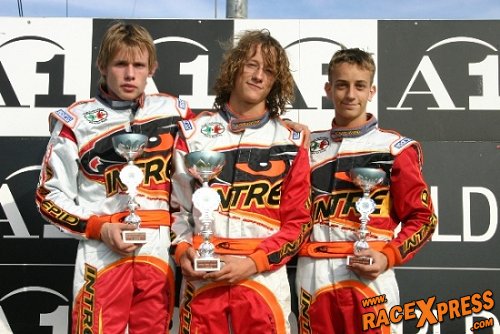 Podium Max Junior met P3 voor Jack Swinkels